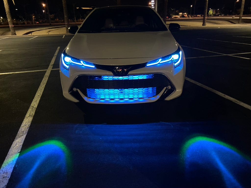 2019-2022 Toyota Corolla RGBW DRL Boards - RGB Halo Kits Multicolor Flow Series Color Chasing RGBWA LED headlight kit Oracle Lighting Trendz OneUpLighting Morimoto theretrofitsource AutoLEDTech Diode Dynamics