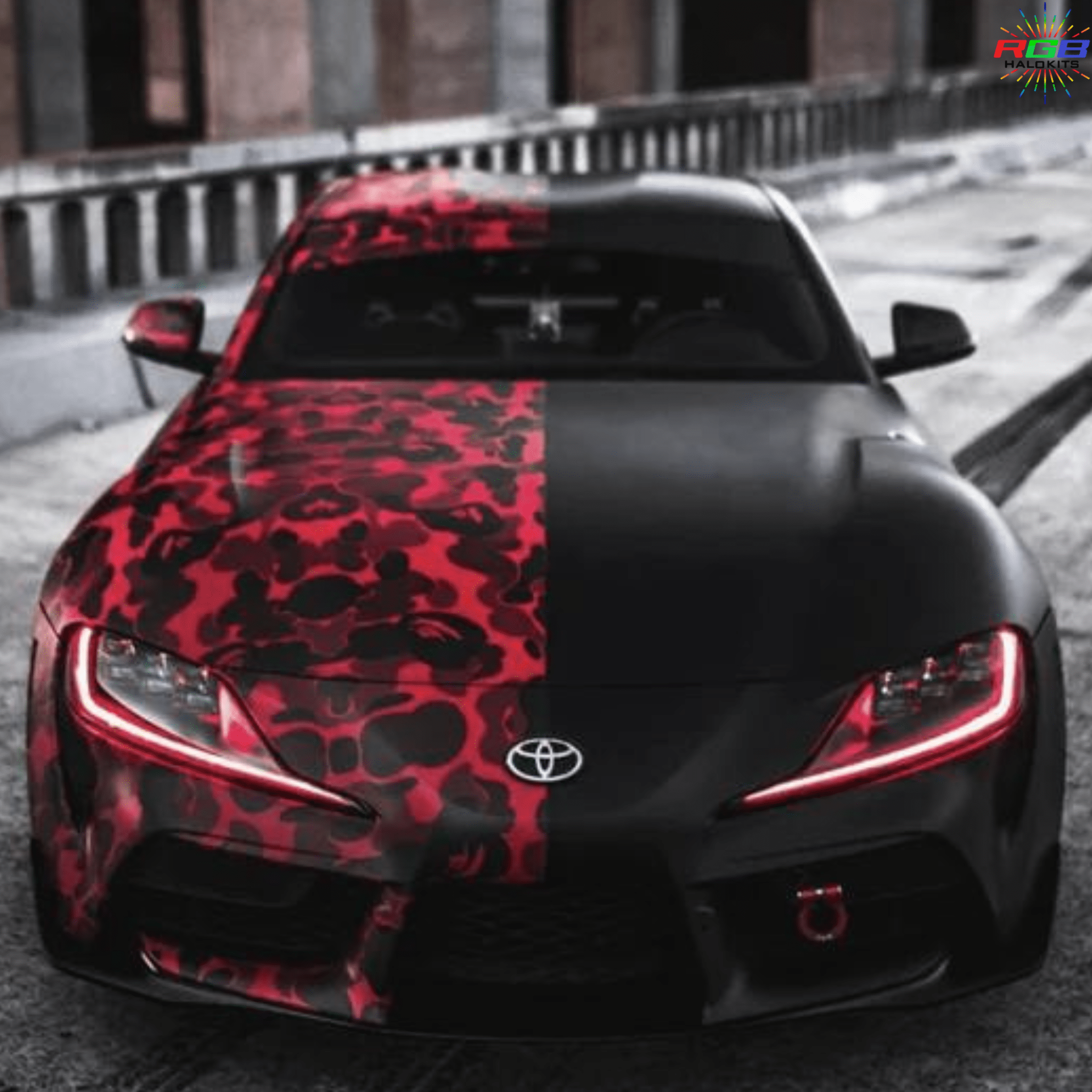 2020-2021 Toyota Supra RGBWA DRL boards - RGB Halo Kits Multicolor Flow Series Color Chasing RGBWA LED headlight kit Oracle Lighting Trendz OneUpLighting Morimoto theretrofitsource AutoLEDTech Diode Dynamics