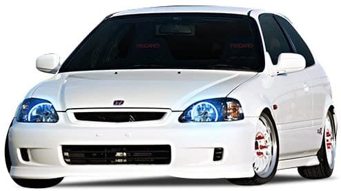 1996-1998 Honda Civic Multicolor Halo Kit - RGB Halo Kits Multicolor Flow Series Color Chasing RGBWA LED headlight kit Colorshift Oracle Lighting Trendz OneUpLighting Morimoto theretrofitsource AutoLEDTech Diode Dynamics