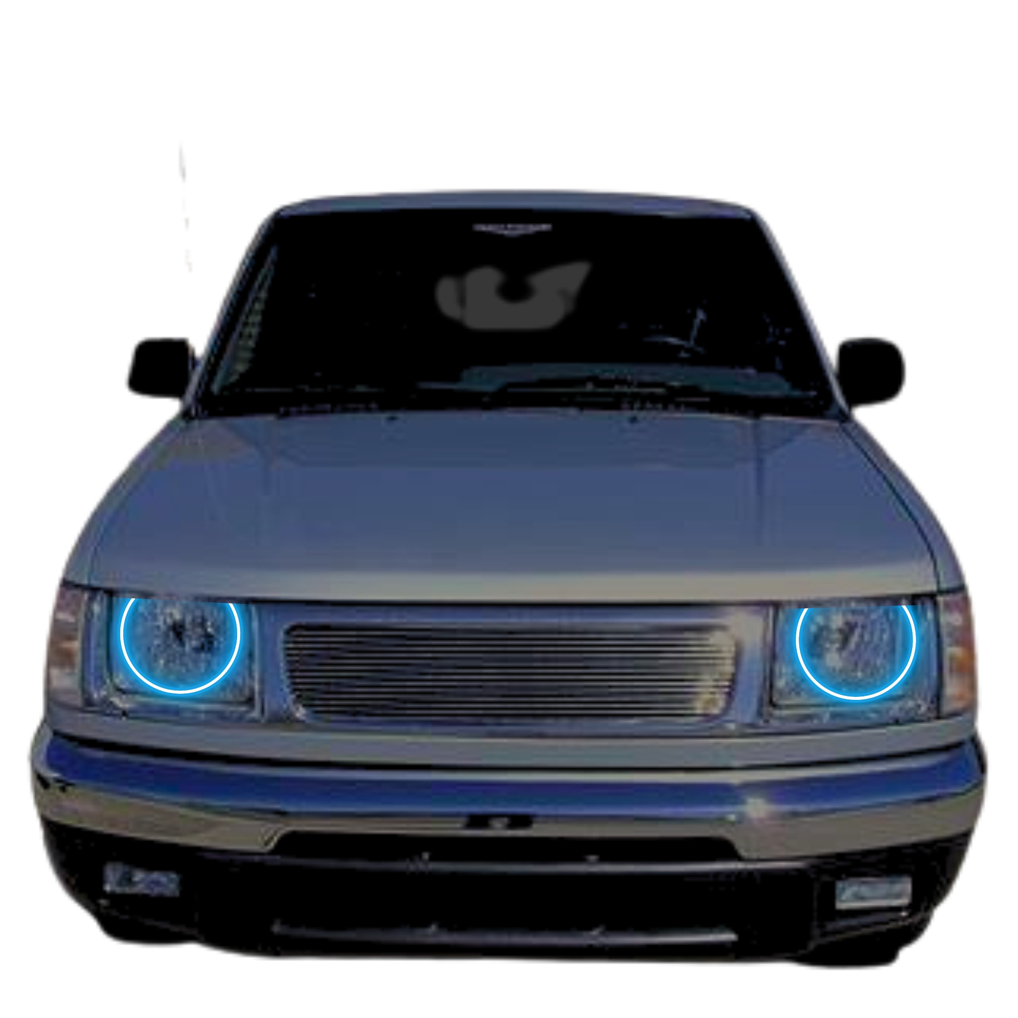 1998-2000 Nissan Frontier Multicolor Halo Kit - RGB Halo Kits Multicolor Flow Series Color Chasing RGBWA LED headlight kit Colorshift Oracle Lighting Trendz OneUpLighting Morimoto theretrofitsource AutoLEDTech Diode Dynamics