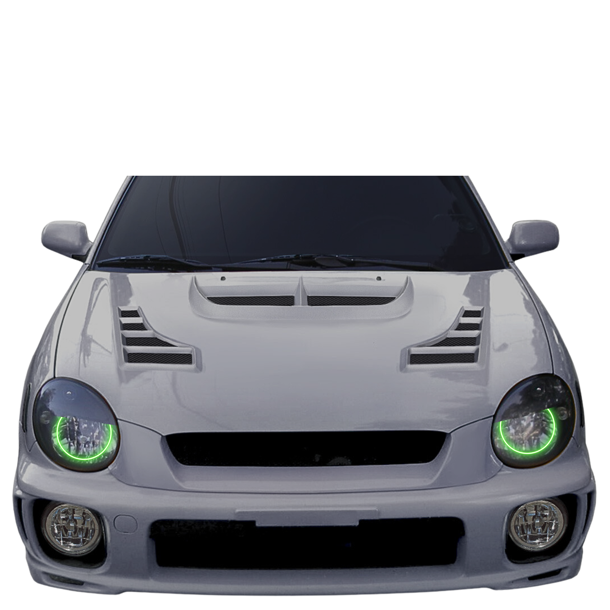 2002-2003 Subaru Impreza WRX Multicolor Halo Kit - RGB Halo Kits Multicolor Flow Series Color Chasing RGBWA LED headlight kit Colorshift Oracle Lighting Trendz OneUpLighting Morimoto theretrofitsource AutoLEDTech Diode Dynamics