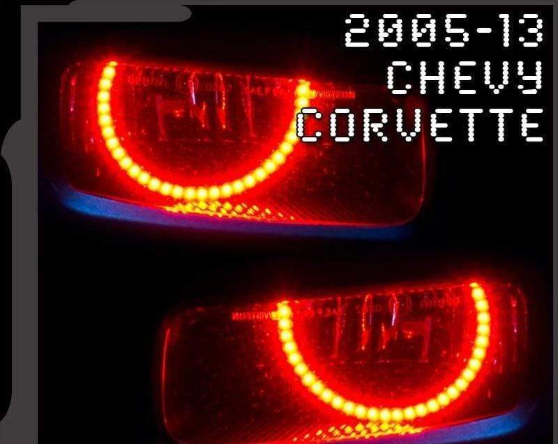 RGB Halo Kits Halo Kits 2005-2013 Chevrolet C6 Corvette Fog Light Halo Kit