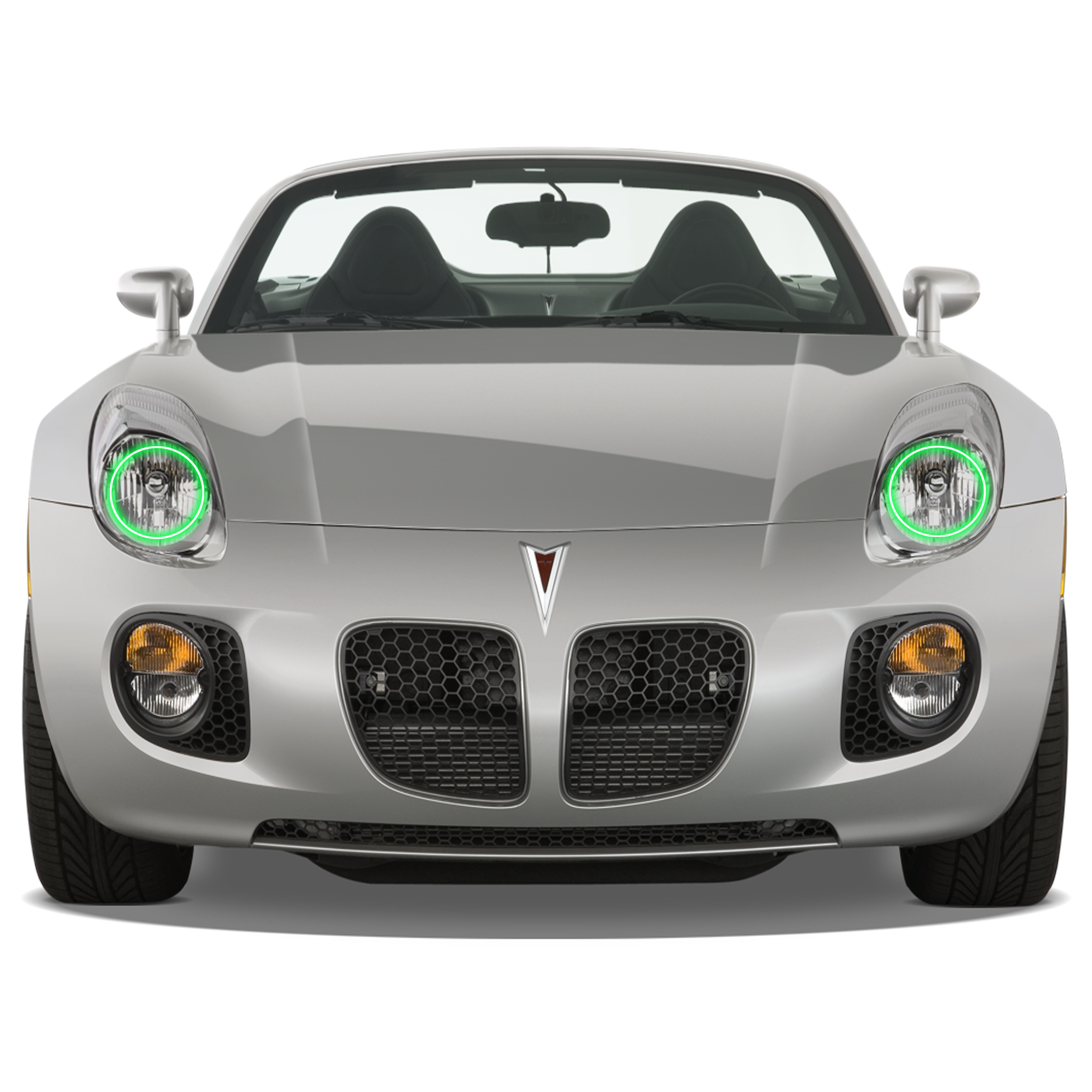 2006-2009 Pontiac Solstice Multicolor Halo Kit - RGB Halo Kits Multicolor Flow Series Color Chasing RGBWA LED headlight kit Colorshift Oracle Lighting Trendz OneUpLighting Morimoto theretrofitsource AutoLEDTech Diode Dynamics