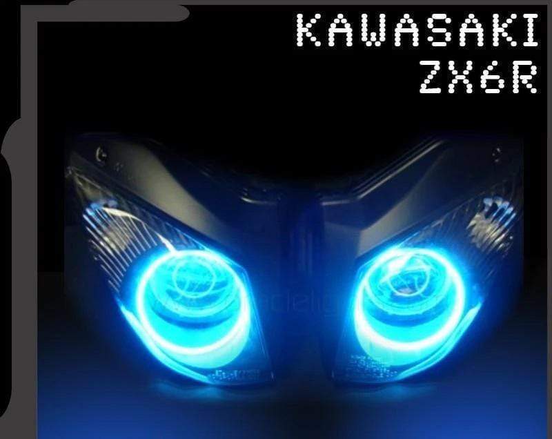 RGB Halo Kits Halo Kits 2007-2009 Kawasaki ZX-6R Motorcycle Halo Kit