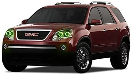 2007-2012 GMC Acadia Multicolor Halo Kit - RGB Halo Kits Multicolor Flow Series Color Chasing RGBWA LED headlight kit Colorshift Oracle Lighting Trendz OneUpLighting Morimoto theretrofitsource AutoLEDTech Diode Dynamics