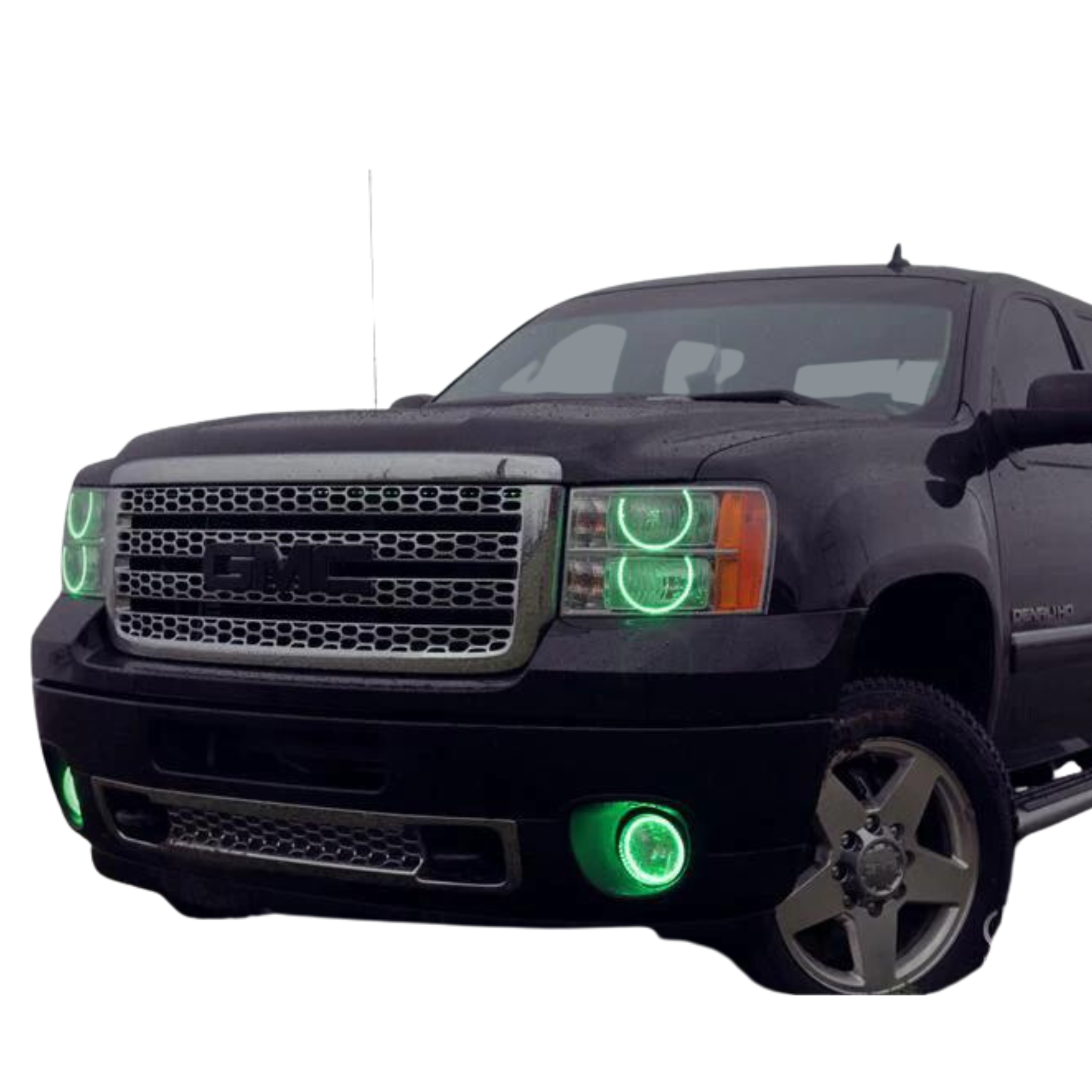 RGB Halo Kits Halo Kits 2007-2013 GMC Sierra Multicolor Halo Kit (Round Style)