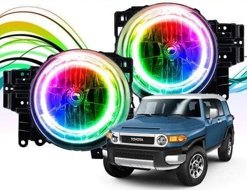 RGB Halo Kits Halo Kits 2007-2014 Toyota FJ Cruiser colorwerkz Halo Kit