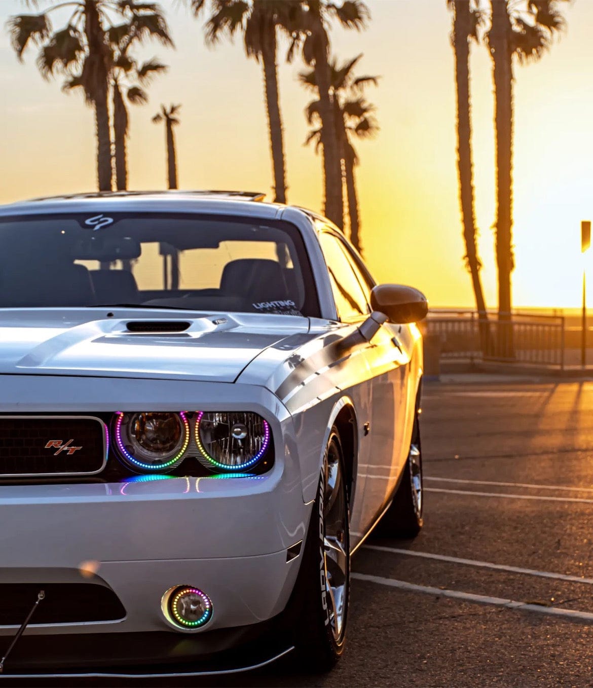 RGB Halo Kits Halo Kits 2008-2014 Dodge Challenger Headlight Halo Kit