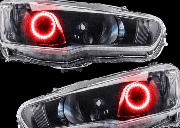 RGB Halo Kits Halo Kits 2008-2016  Mitsubishi Evo Halo Kit- Projector/HID