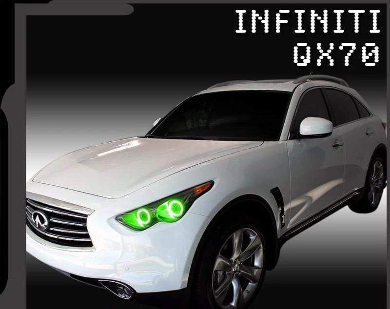 RGB Halo Kits Halo Kits 2009-2015 Infiniti QX70 Halo Kit