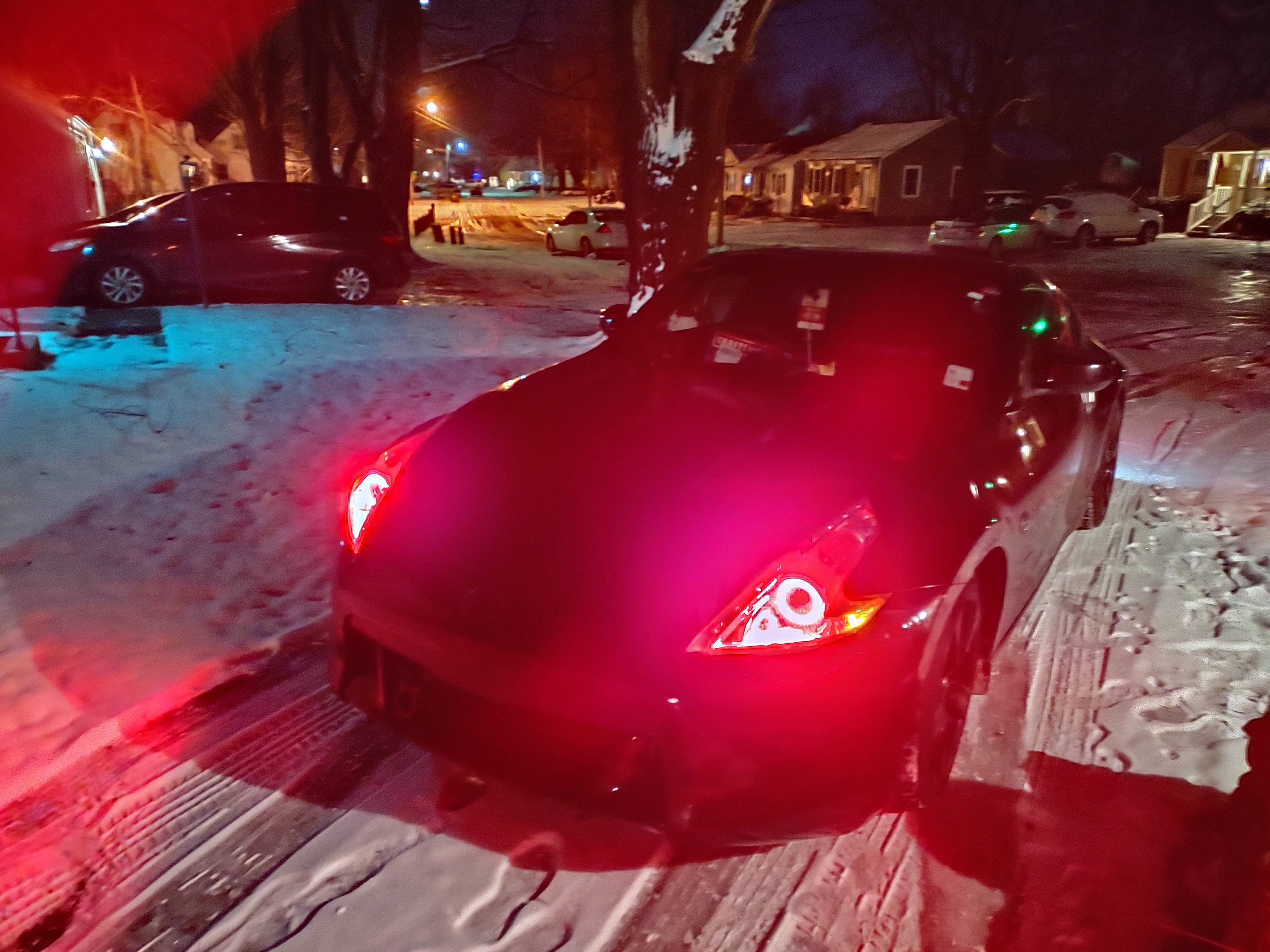 2009-2017 Nissan 370Z Multicolor Halo Kit - RGB Halo Kits Multicolor Flow Series Color Chasing RGBWA LED headlight kit Colorshift Oracle Lighting Trendz OneUpLighting Morimoto theretrofitsource AutoLEDTech Diode Dynamics