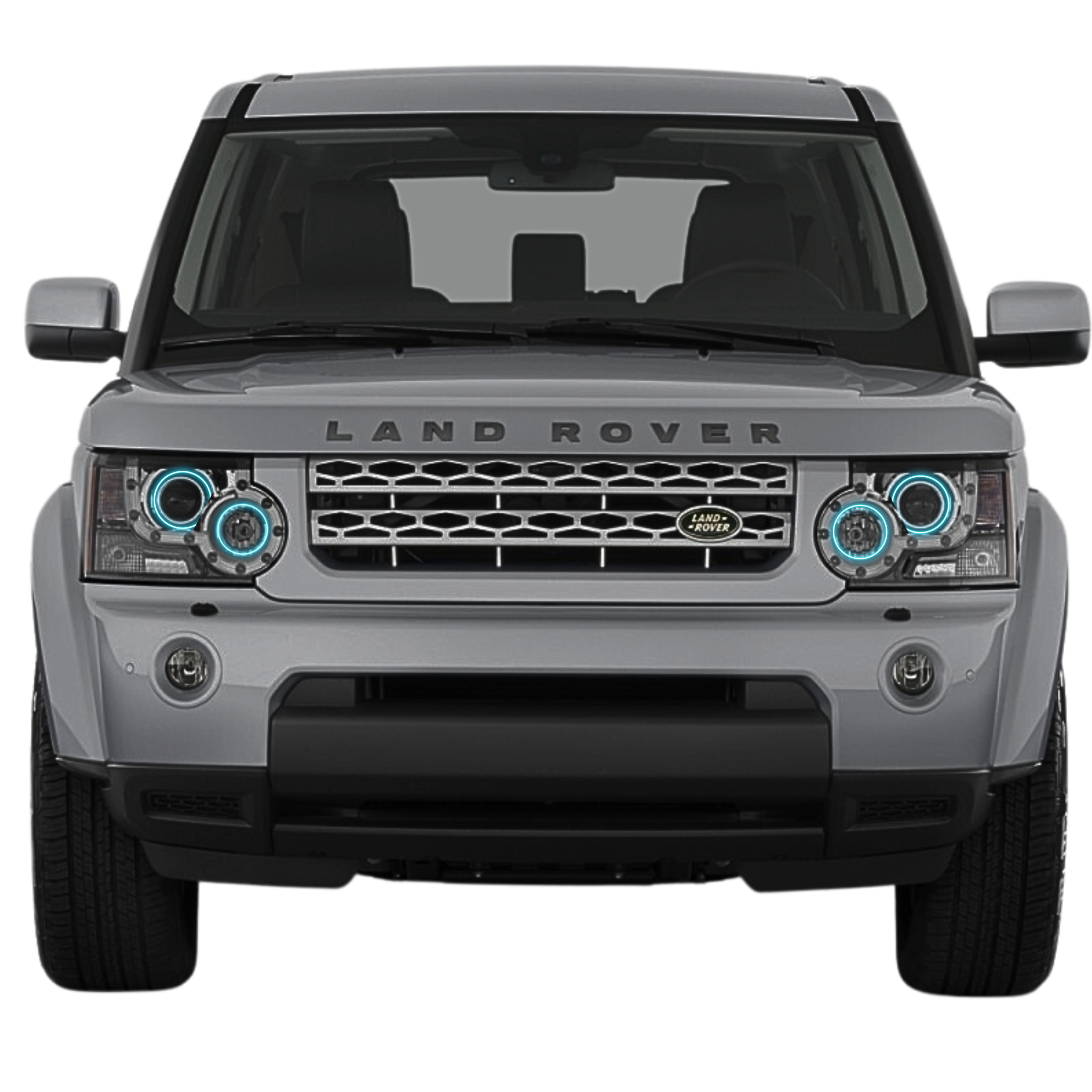 2010-2013 Land Rover/Range Rover Sport Multicolor Halo Kit - RGB Halo Kits Multicolor Flow Series Color Chasing RGBWA LED headlight kit Colorshift Oracle Lighting Trendz OneUpLighting Morimoto theretrofitsource AutoLEDTech Diode Dynamics