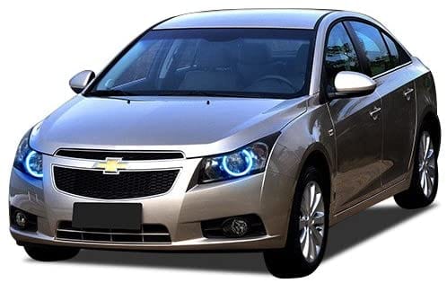 2011-2015 Chevrolet Cruze Multicolor Halo Kit - RGB Halo Kits Multicolor Flow Series Color Chasing RGBWA LED headlight kit Colorshift Oracle Lighting Trendz OneUpLighting Morimoto theretrofitsource AutoLEDTech Diode Dynamics