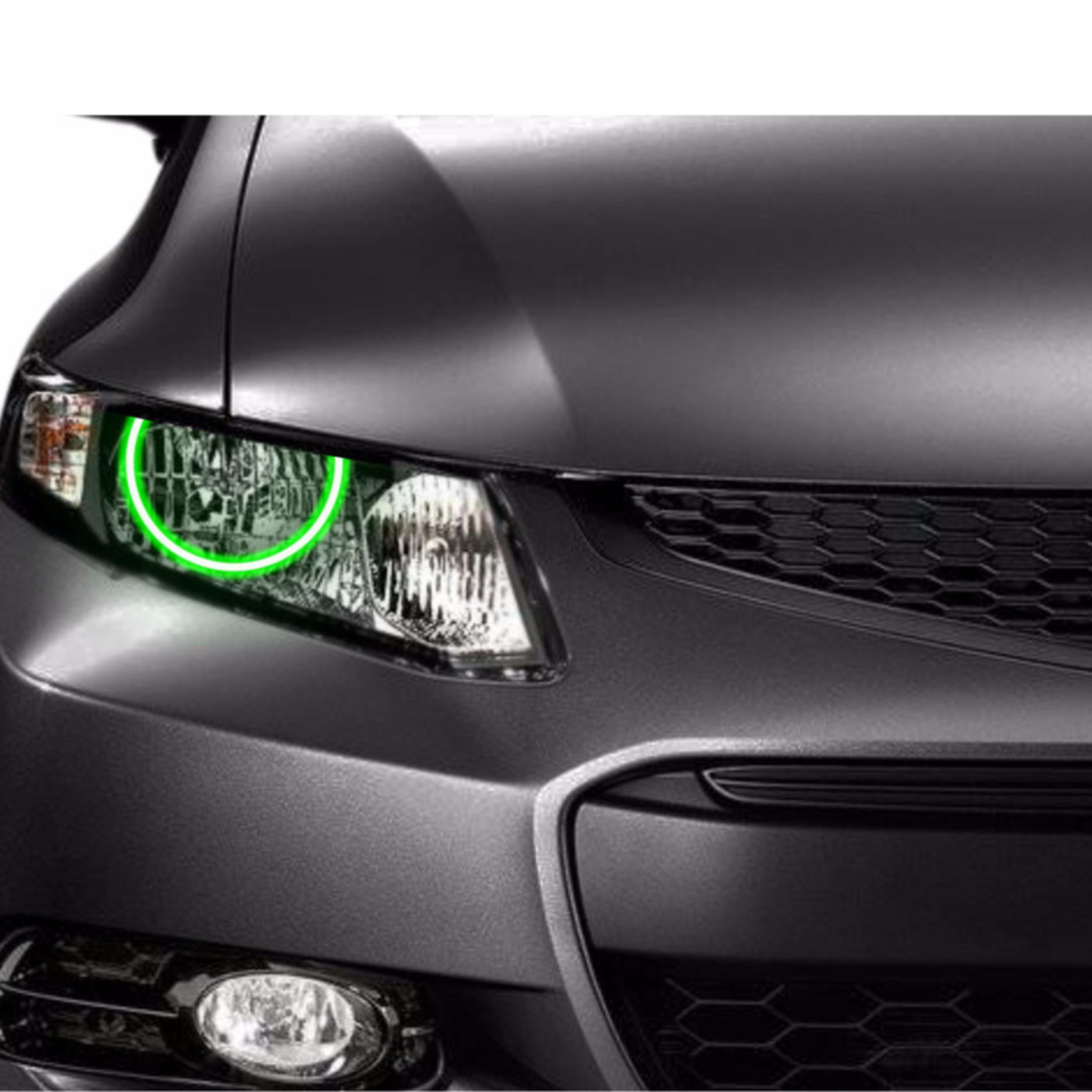 2012-2015 Honda Civic Sedan Multicolor Halo Kit - RGB Halo Kits Multicolor Flow Series Color Chasing RGBWA LED headlight kit Colorshift Oracle Lighting Trendz OneUpLighting Morimoto theretrofitsource AutoLEDTech Diode Dynamics