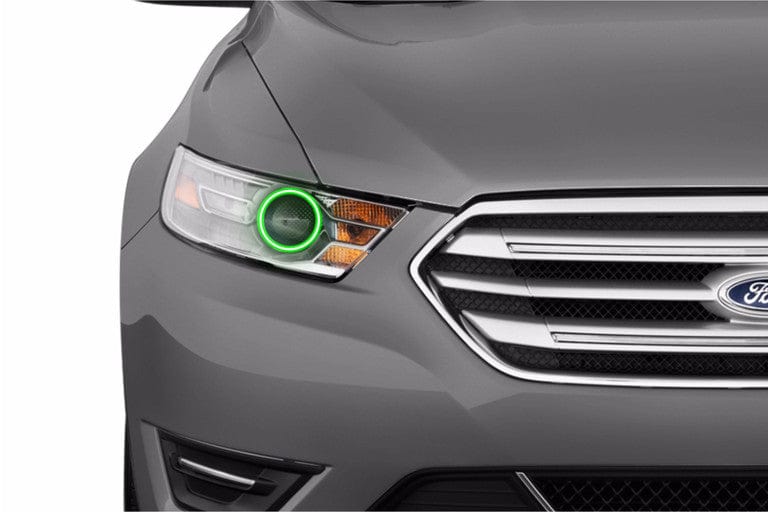 2013-2016 Ford Taurus Multicolor Halo Kit - RGB Halo Kits Multicolor Flow Series Color Chasing RGBWA LED headlight kit Oracle Lighting Trendz OneUpLighting Morimoto theretrofitsource AutoLEDTech Diode Dynamics