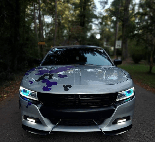 2015-2023 Dodge Charger Multicolor Halo Kit - RGB Halo Kits Multicolor Flow Series Color Chasing RGBWA LED headlight kit Oracle Lighting Trendz OneUpLighting Morimoto theretrofitsource AutoLEDTech Diode Dynamics