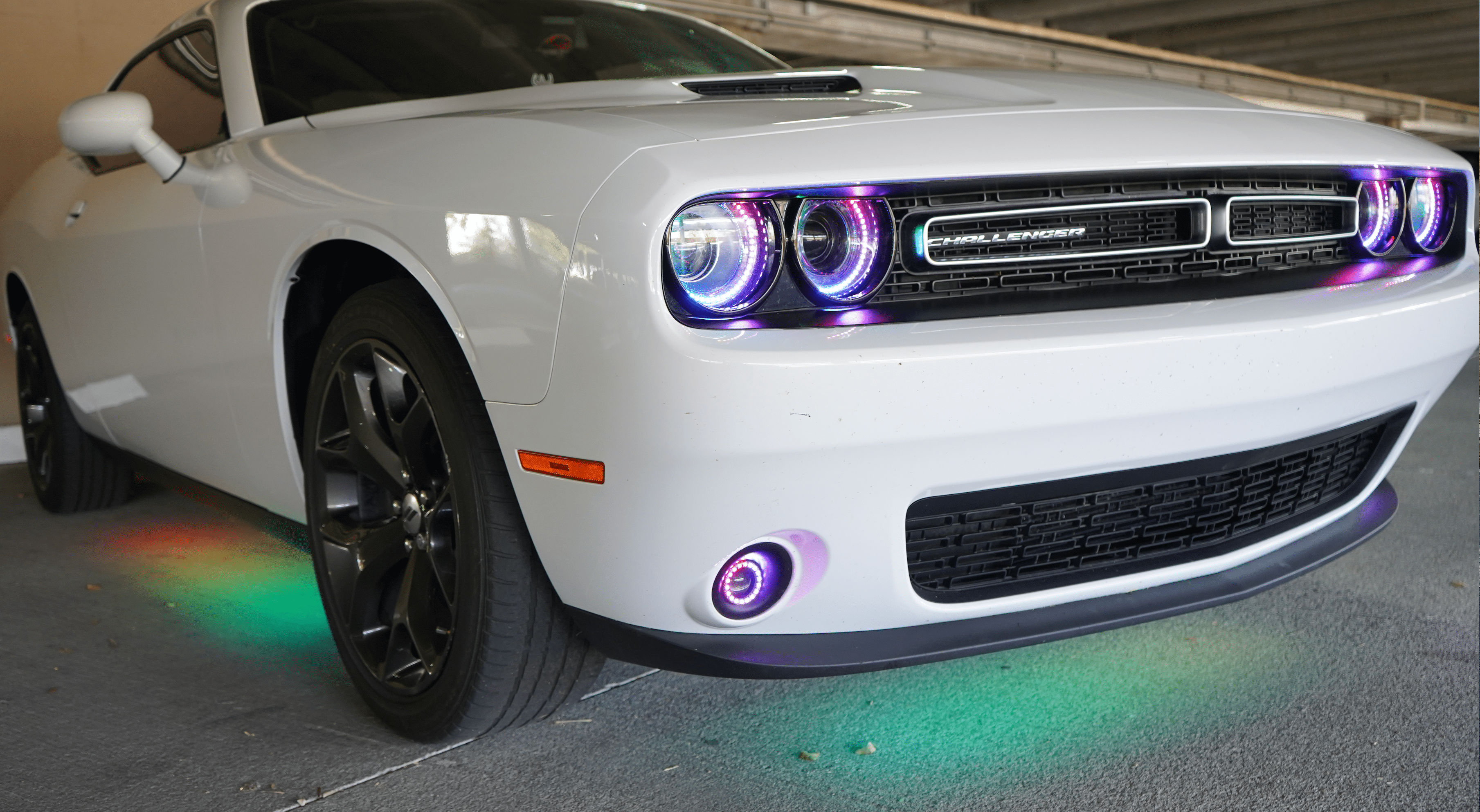 RGB Halo Kits Halo Kits 2015-2022 Dodge Challenger Headlight Halo Kit