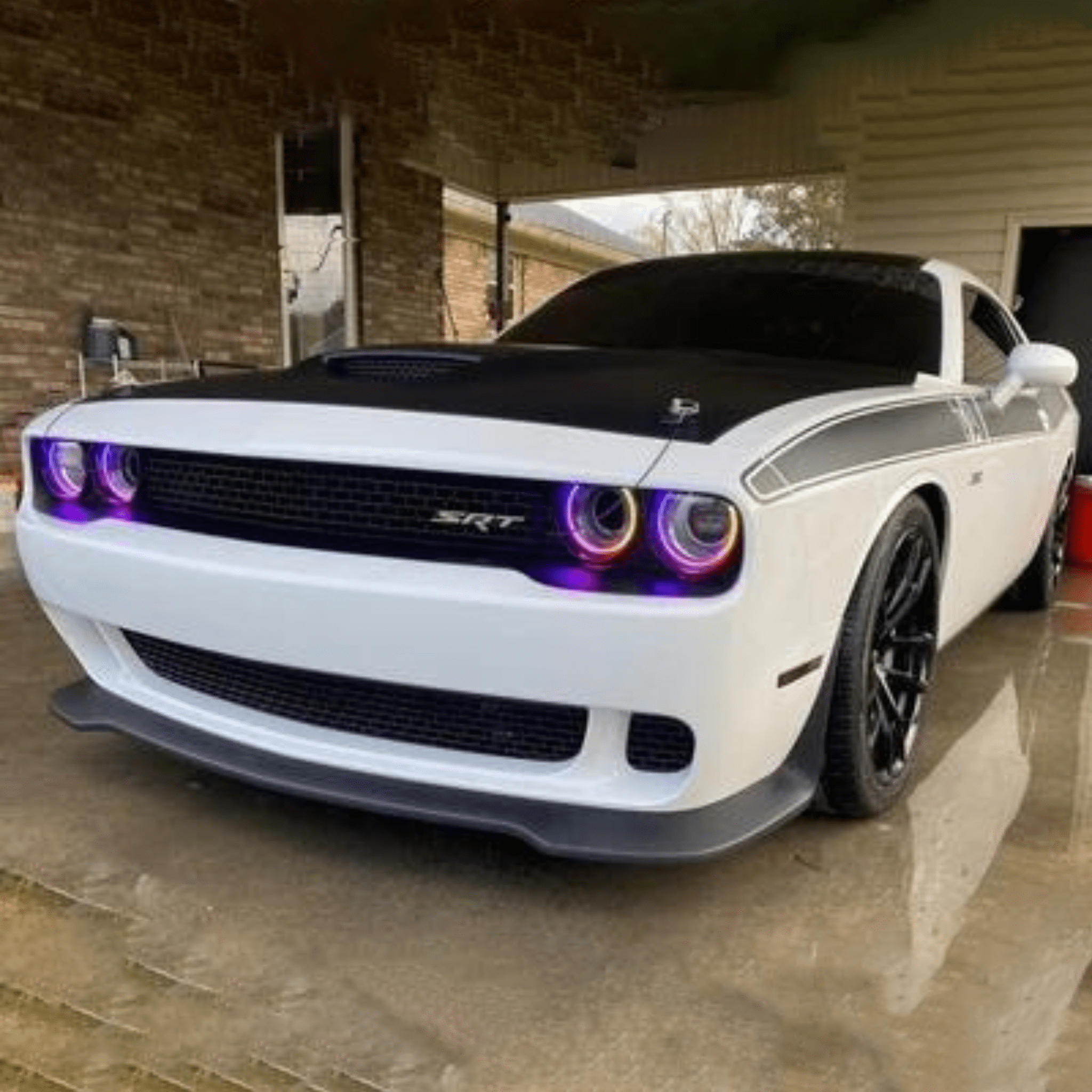 RGB Halo Kits Halo Kits 2015-2022 Dodge Challenger Headlight Halo Kit