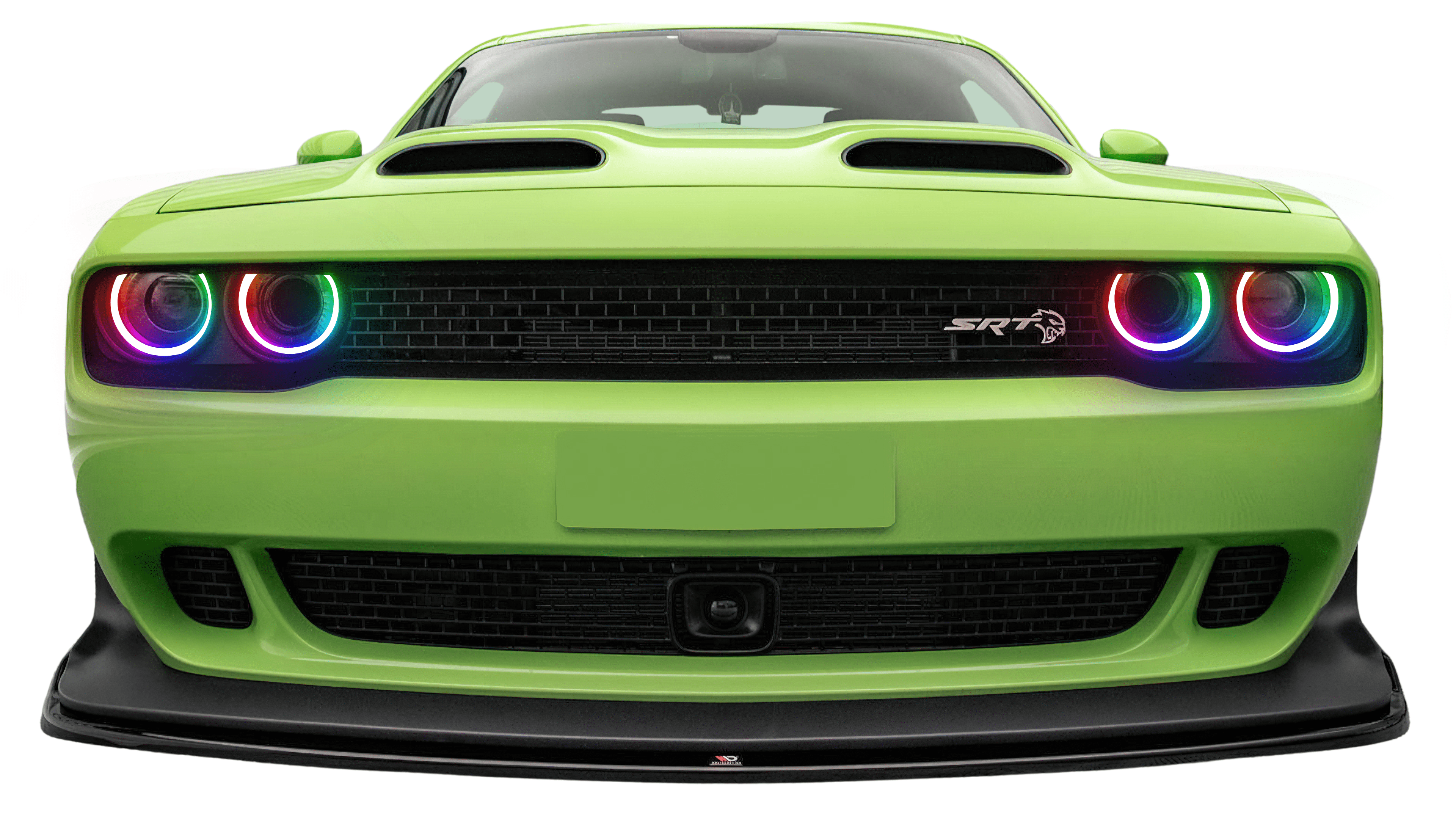 RGB Halo Kits Halo Kits 2015-2024 Dodge Challenger Headlight Multicolor Halo Kit