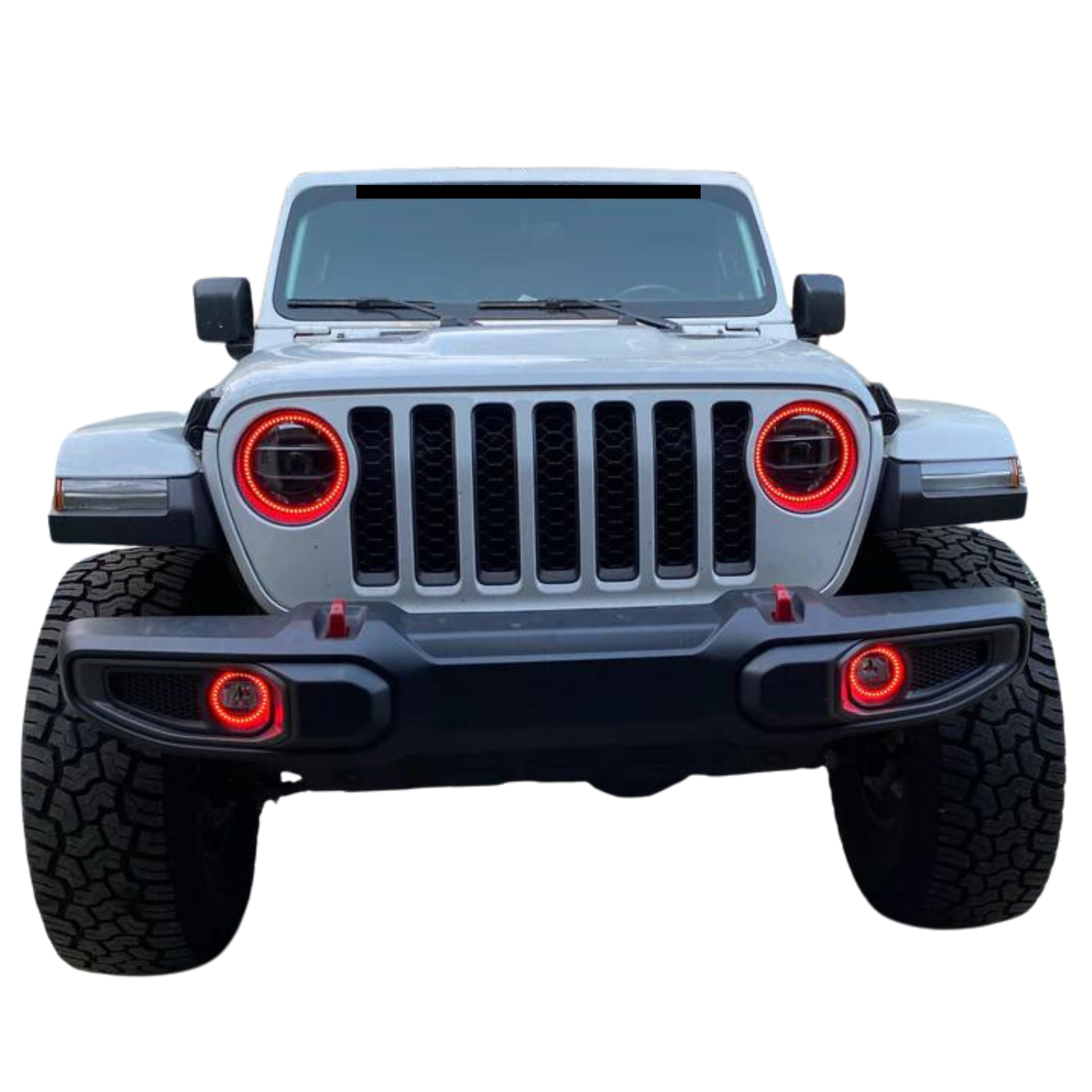 RGB Halo Kits Halo Kits 2018-2023+ Jeep Wrangler/Gladiator JL JT Multicolor Waterproof Exterior LED Halo Kit