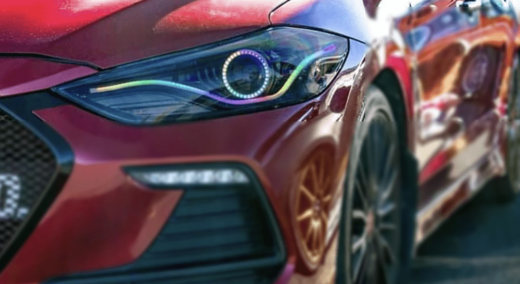 RGB Halo Kits Halo Kits Hyundai 2017-2018 Elantra Sport Halo Kit