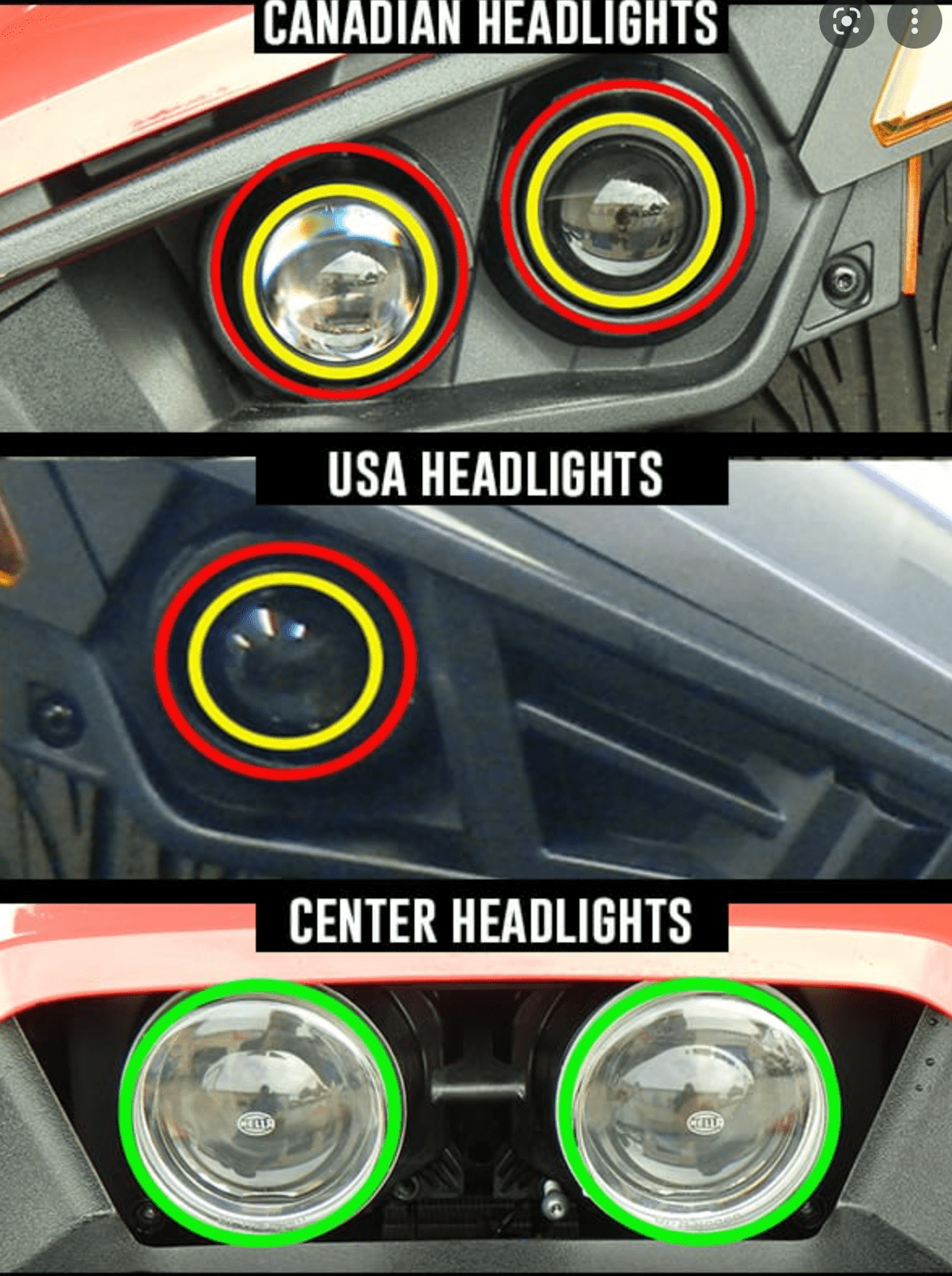 Polaris Slingshot Ring Multicolor Halo Kit (Canada Model) - RGB Halo Kits Multicolor Flow Series Color Chasing RGBWA LED headlight kit Oracle Lighting Trendz OneUpLighting Morimoto theretrofitsource AutoLEDTech Diode Dynamics