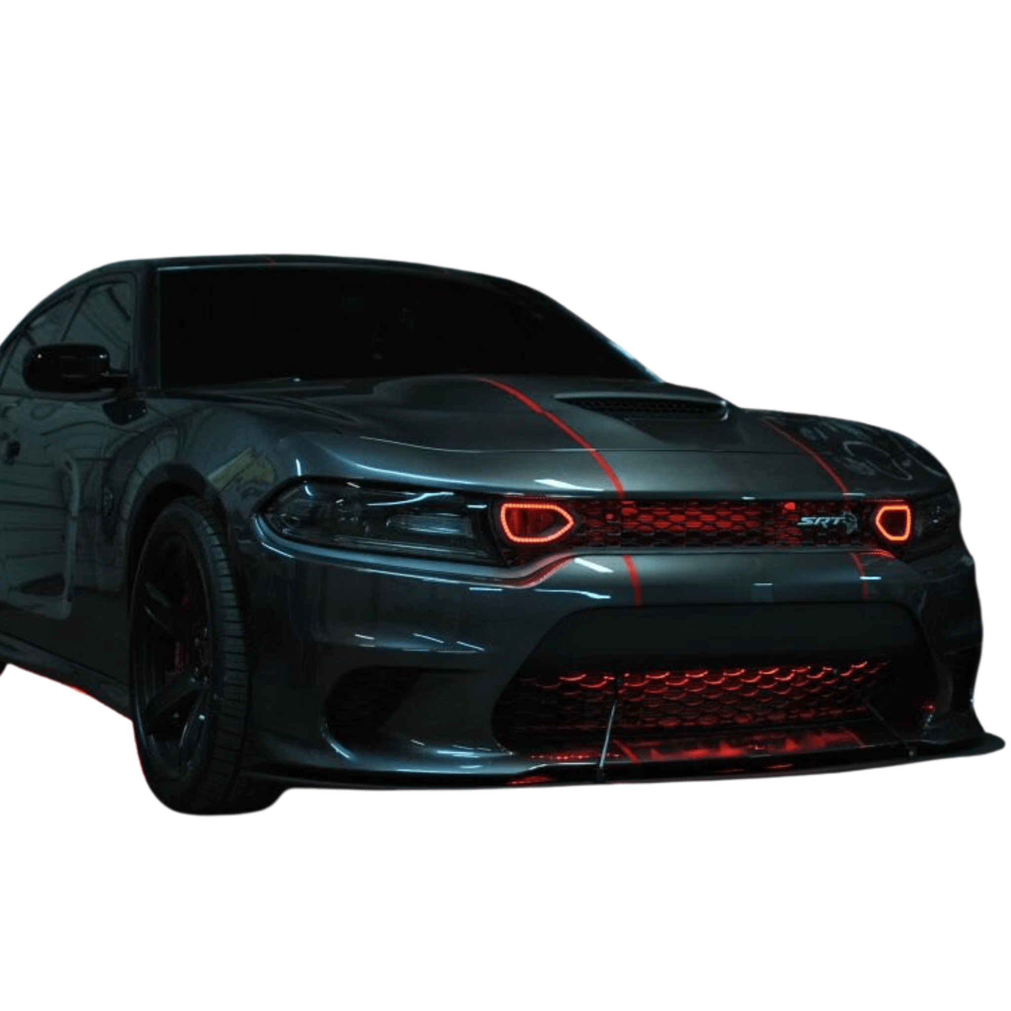 RGB Halo Kits Halos 2019+ Dodge Charger Snorkel Air Intake Multicolor Halo Kit