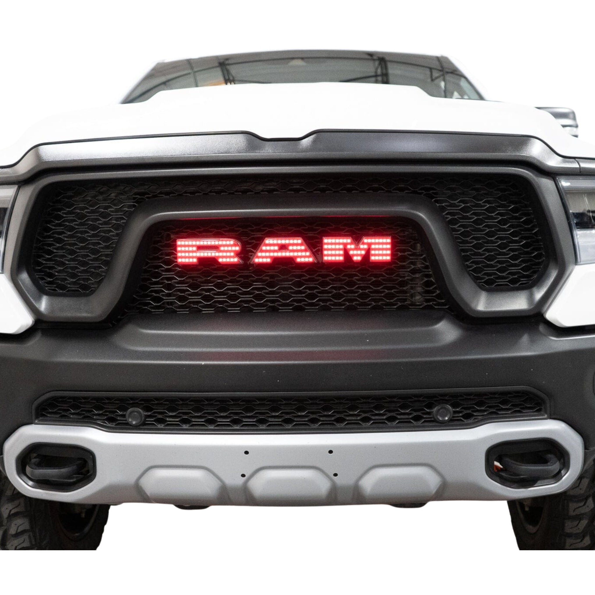 2019-2023 Ram Multicolor Illuminated LED Emblem 2.0 - RGB Halo Kits Multicolor Flow Series Color Chasing RGBWA LED headlight kit Oracle Lighting Trendz OneUpLighting Morimoto theretrofitsource AutoLEDTech Diode Dynamics