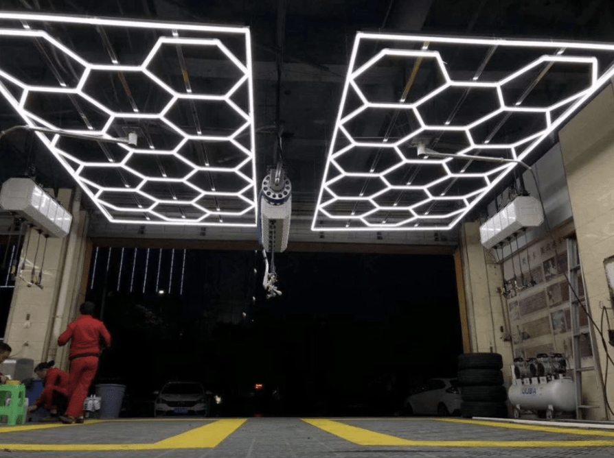 RGB Halo Kits LED Hexagon Garage Lighting Kit