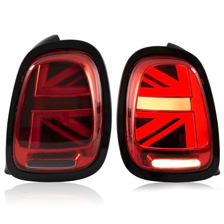 RGB Halo Kits Led Tail Lights Red Black frame 2014-2020 BMW MINI COOPER F55 F56 F57 Tail lights