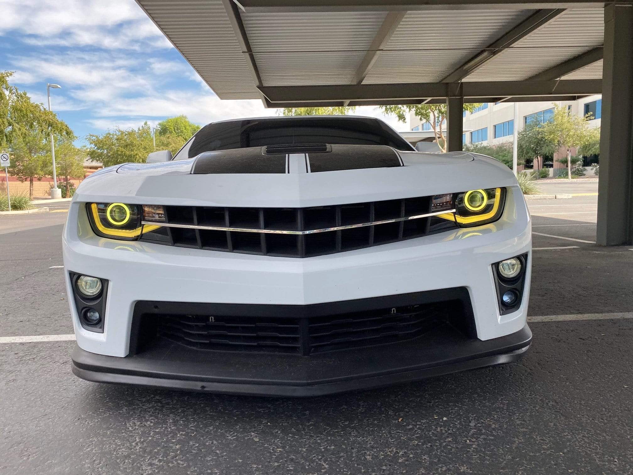 RGB Halo Kits Pre-Built Headlights 2010-2013 Chevrolet Camaro Pre-Built Headlights