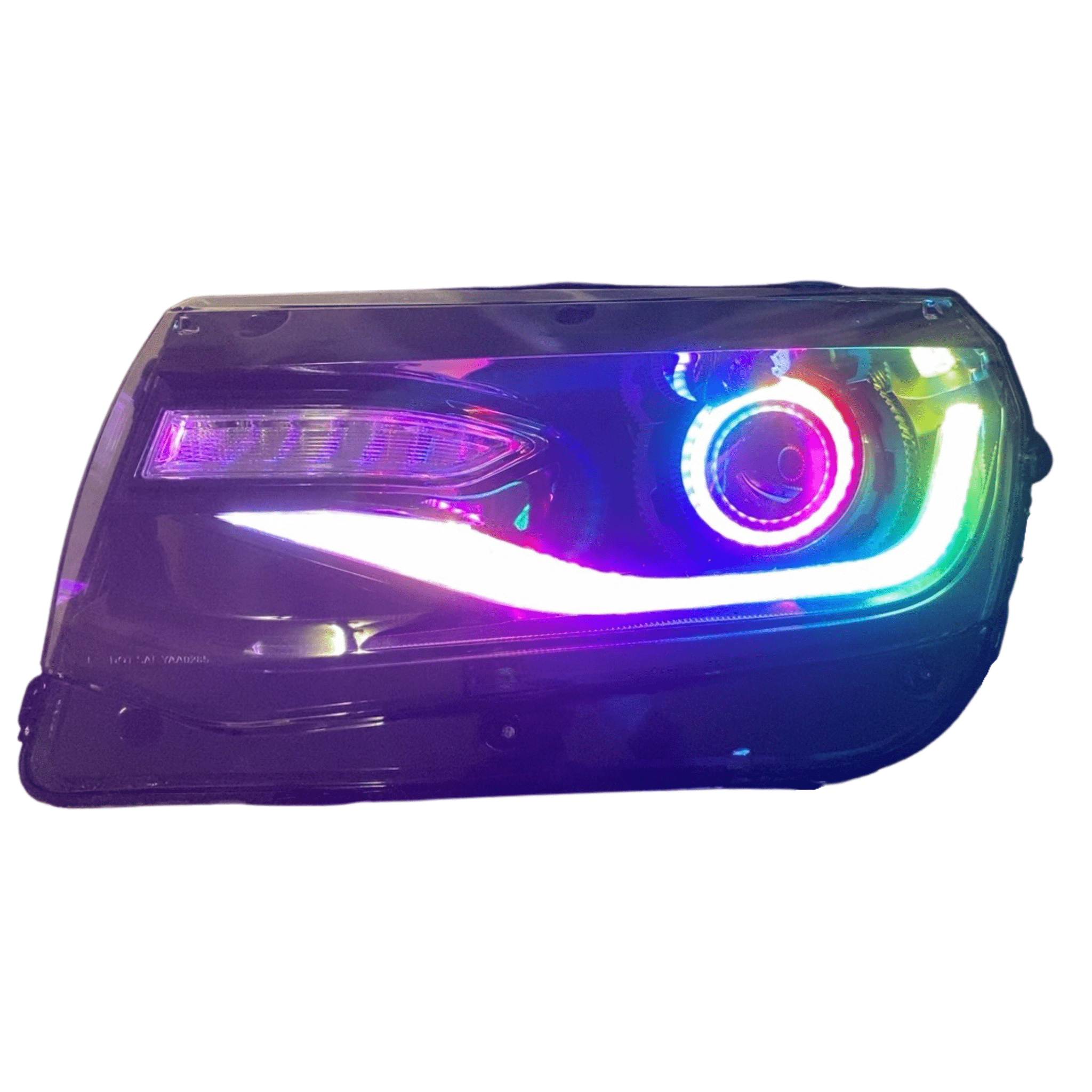 RGB Halo Kits Pre-Built Headlights 2014-2015 Chevrolet Camaro Pre-Built Headlights