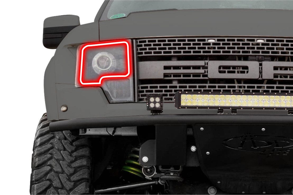 theretrofitsource Halo Kits 2009-2014 Ford F150 W/O OEM HID Halo Kit