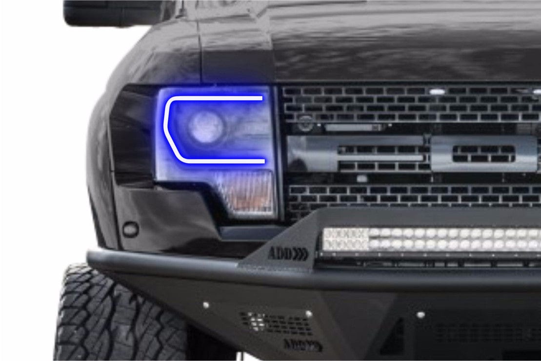 theretrofitsource Halo Kits 2013-2014 Ford F150 W/ OEM HID Halo Kit