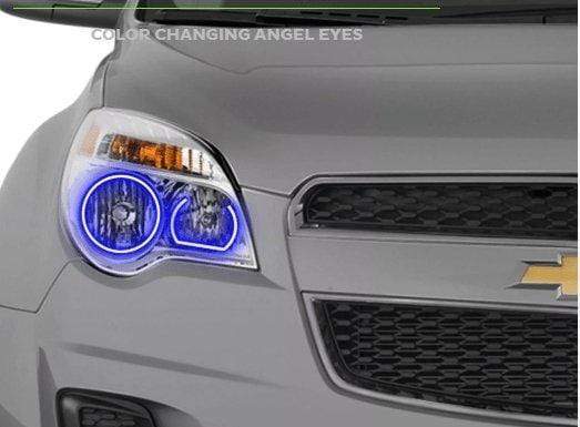 Theretrofitsource Halo Kits CHEVROLET EQUINOX (10-15): PROFILE PRISM FITTED HALOS (RGB)