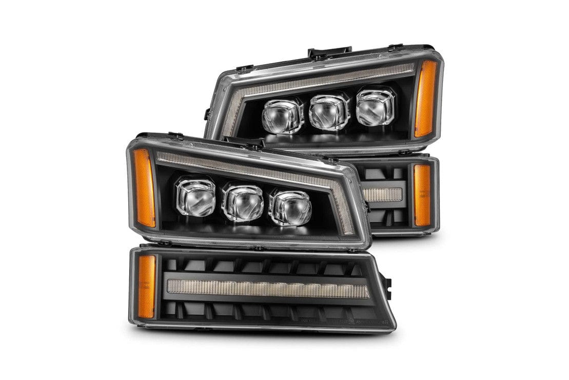 theretrofitsource Prebuilt Headlights CHEVY SILVERADO (03-06): ALPHAREX NOVA HEADLIGHTS