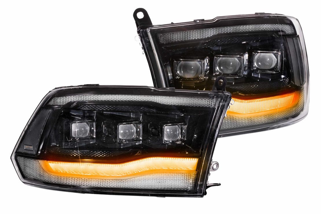 theretrofitsource Prebuilt Headlights DODGE RAM (09-18): GTR CARBIDE LED HEADLIGHTS