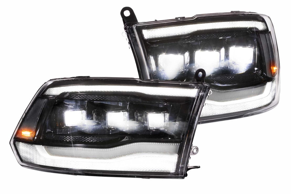 theretrofitsource Prebuilt Headlights DODGE RAM (09-18): GTR CARBIDE LED HEADLIGHTS