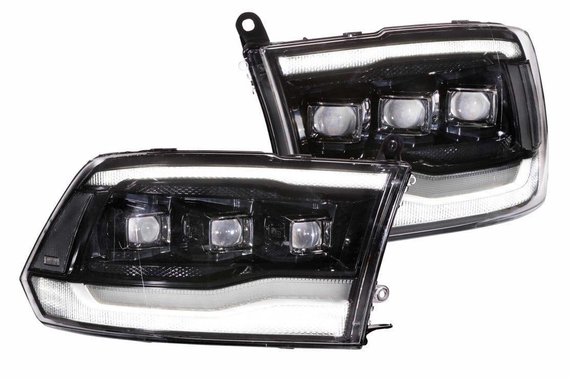 theretrofitsource Prebuilt Headlights DODGE RAM (09-18): GTR CARBIDE LED HEADLIGHTS