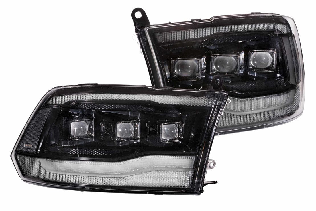 theretrofitsource Prebuilt Headlights DODGE RAM (09-18): GTR CARBIDE LED HEADLIGHTS