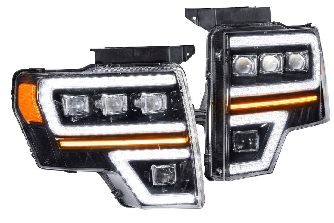 theretrofitsource Prebuilt Headlights FORD F-150 (09-14): GTR CARBIDE LED HEADLIGHTS