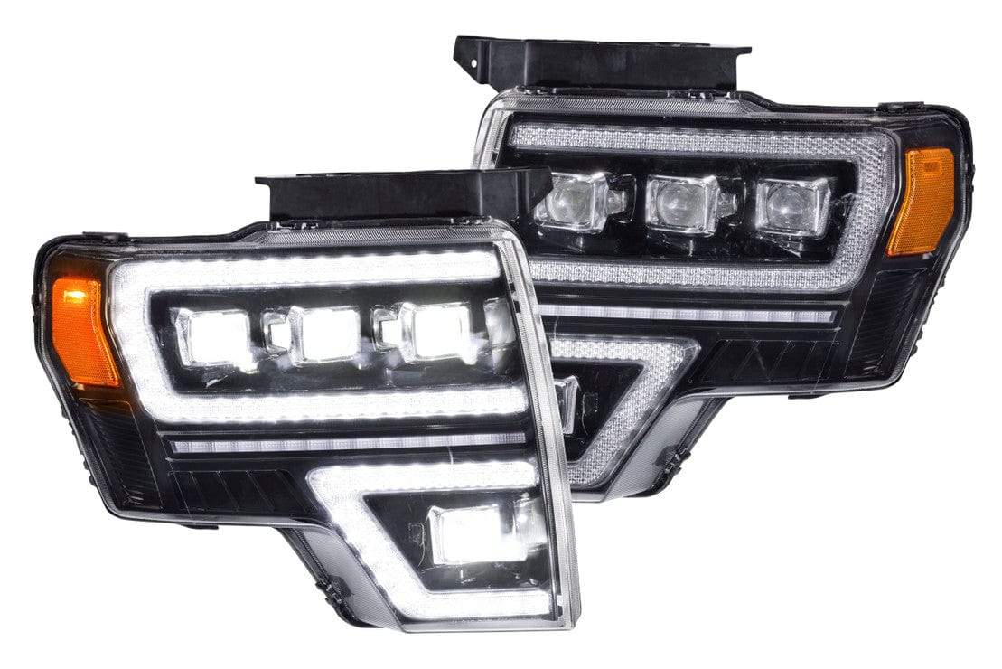 theretrofitsource Prebuilt Headlights FORD F-150 (09-14): GTR CARBIDE LED HEADLIGHTS