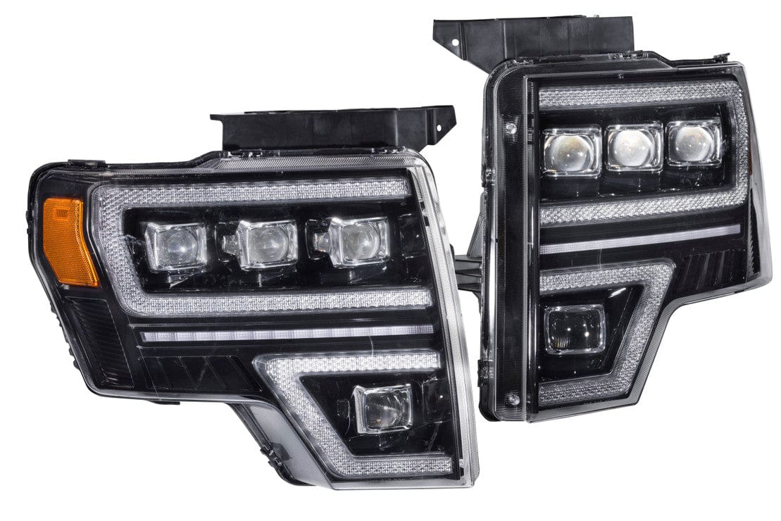 theretrofitsource Prebuilt Headlights FORD F-150 (09-14): GTR CARBIDE LED HEADLIGHTS