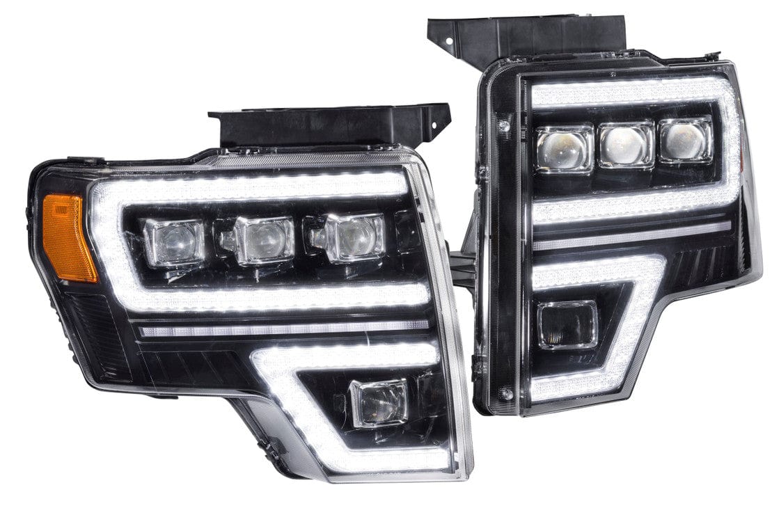 theretrofitsource Prebuilt Headlights FORD F-150 (09-14): GTR CARBIDE LED HEADLIGHTS