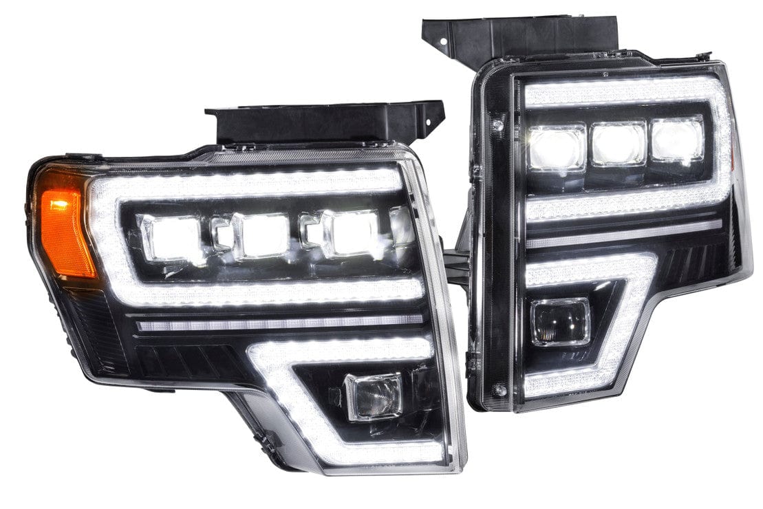 theretrofitsource Prebuilt Headlights FORD F-150 (09-14): GTR CARBIDE LED HEADLIGHTS