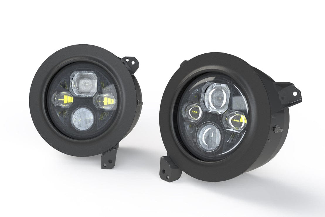 JEEP WRANGLER JL (18+): 7IN LED HEADLIGHT ADAPTERS