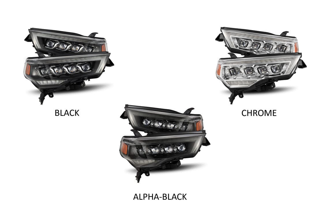 theretrofitsource Prebuilt Headlights TOYOTA 4RUNNER (14-22): ALPHAREX NOVA G2 HEADLIGHTS